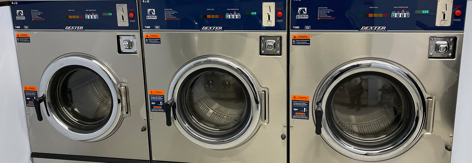 Washing Machines in Loads of Laundry, Laundromat, Tillsonburg